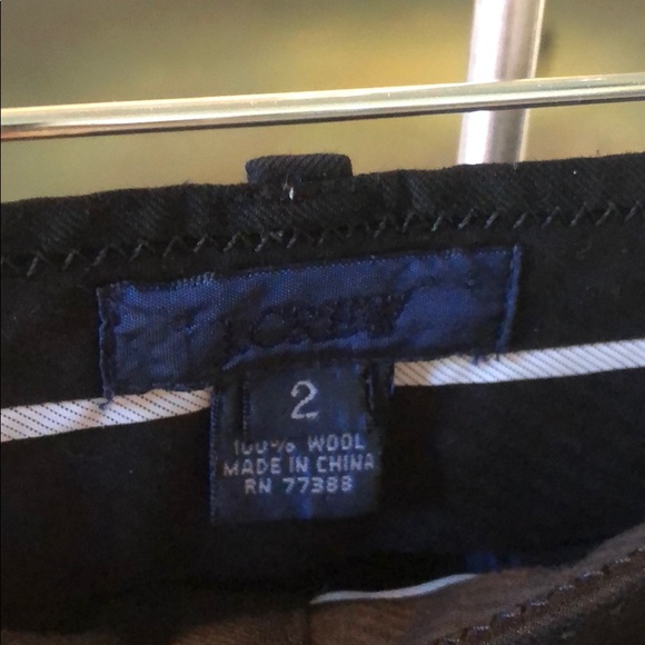 J Crew City-fit classic trouser black size 2 - Picture 3 of 4